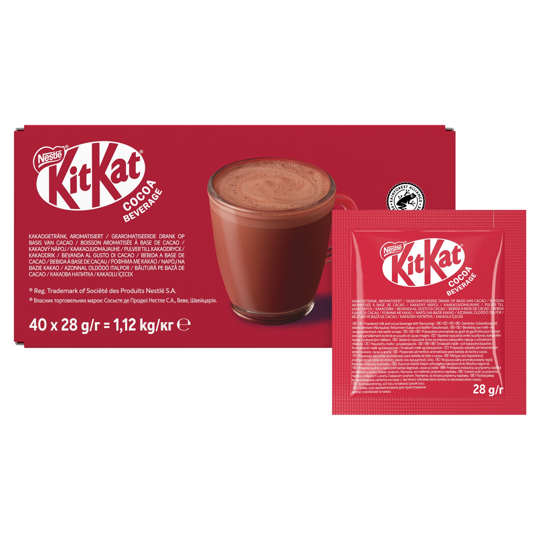 KITKAT® Hot Chocolate Sachets 40x27g